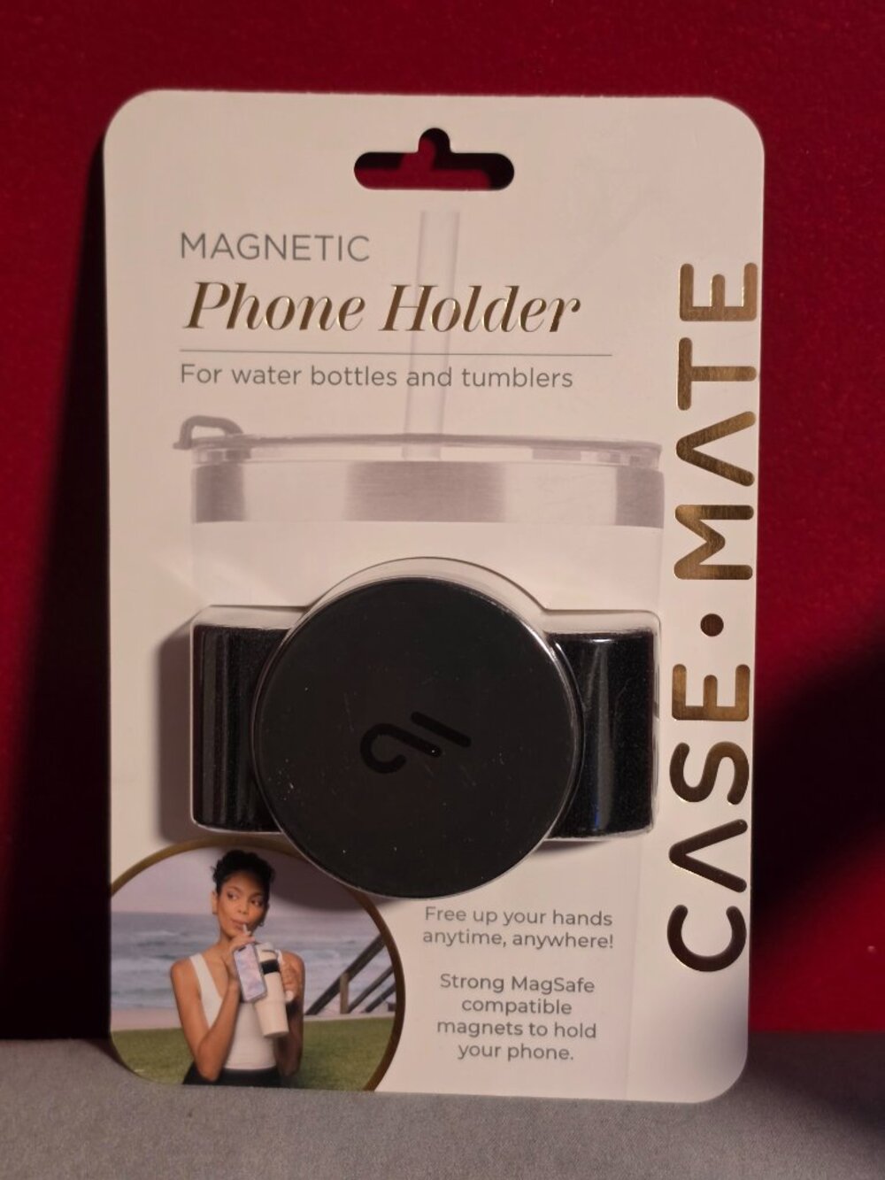 Case-Mate Magnetic Water Bottle / Tumbler Phone Holder